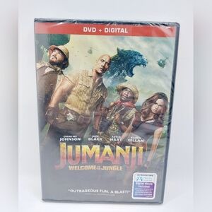 Jumanji: Welcome to the Jungle (DVD, 2017) New/Sealed